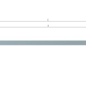 Axle 750kg A=1000  C=1450, 4×100