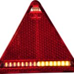 Rear light W68P, triangular, LED (right hand)