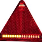 Rear light W68P, triangular, LED (left hand)