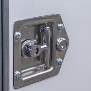 Lock for the side door of Sandwich boxtrailer