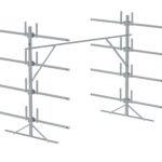 Canoe frame for cargo trailer (up to 8 canoes)