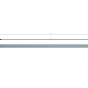 Axle 1500kg A=1520 C=1890 (TP300), 5×112