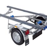 Rail set (with frame fastenings), boat trailer 600/750