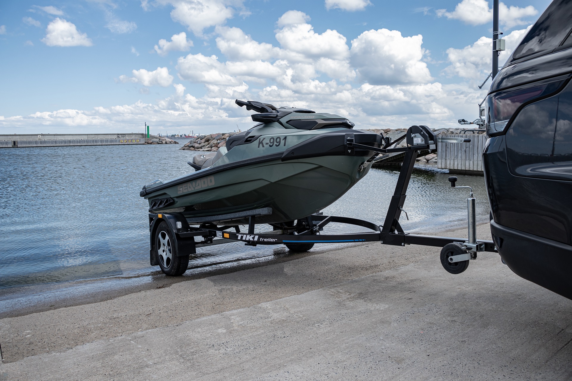 Jet ski trailer JS750-L Black Edition