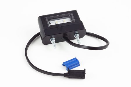 LED number plate light with 0.5m cable and quick fastening