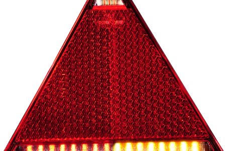 Rear light W68P, triangular, LED (right hand)