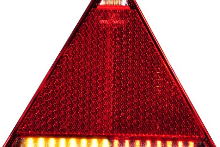 Rear light W68P, triangular, LED (left hand)