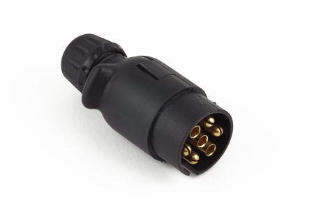 7-pin plug.Plastic case, 1 opening