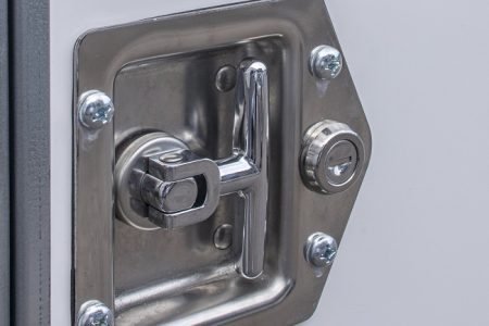 Lock for the side door of Sandwich boxtrailer