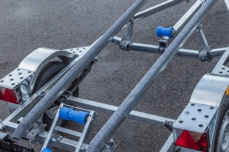 Slide skids set for boat trailer BX600