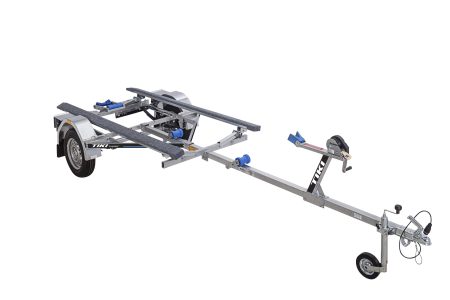 BE600-L boat trailer with slide skids